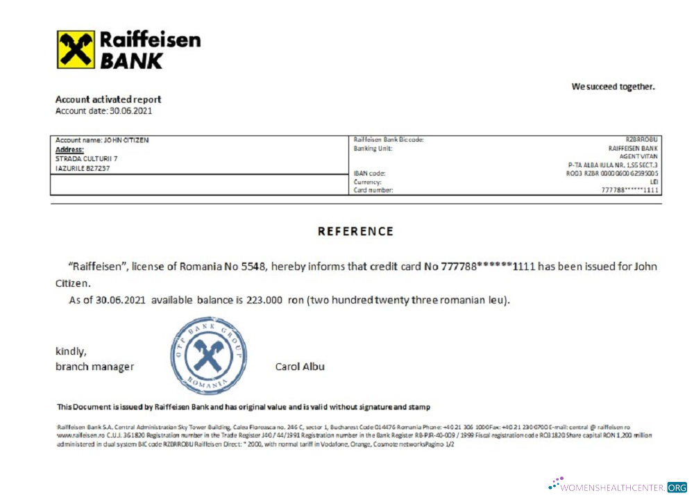 Download Romania Raiffeisen reference Photoshop template